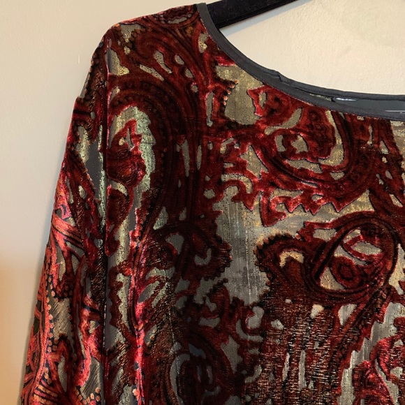 NWOT The Peterman Comp - fab brocade caftan size S - Picture 2 of 4